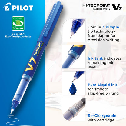 Pilot V7 Hi-tecpoint with Cartridge System