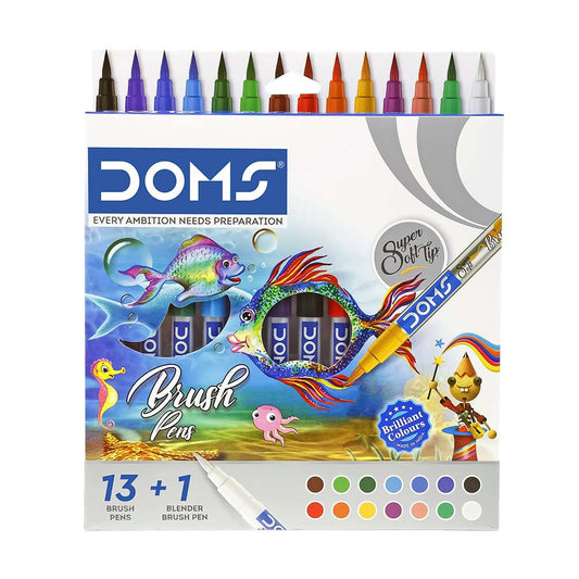 DOMS Brush Pen 14 Shades (13+1)